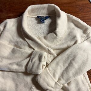 Polo Ralph‎ Lauren girls cream cardigan size 6X